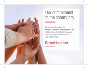 Baker Hostetler supports Bazelon Center for Mental Health Law