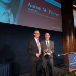 Aaron Panner accepting his award for Outstanding Pro-Bono Lawyer